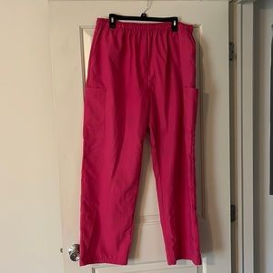 Pink women’s scrub pants